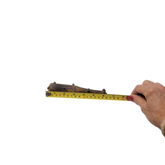 Vtg 1970s Wooden Mortar &‎ Pestle Spike Studded Primitive Medieval Renaissance - Picture 4 of 16